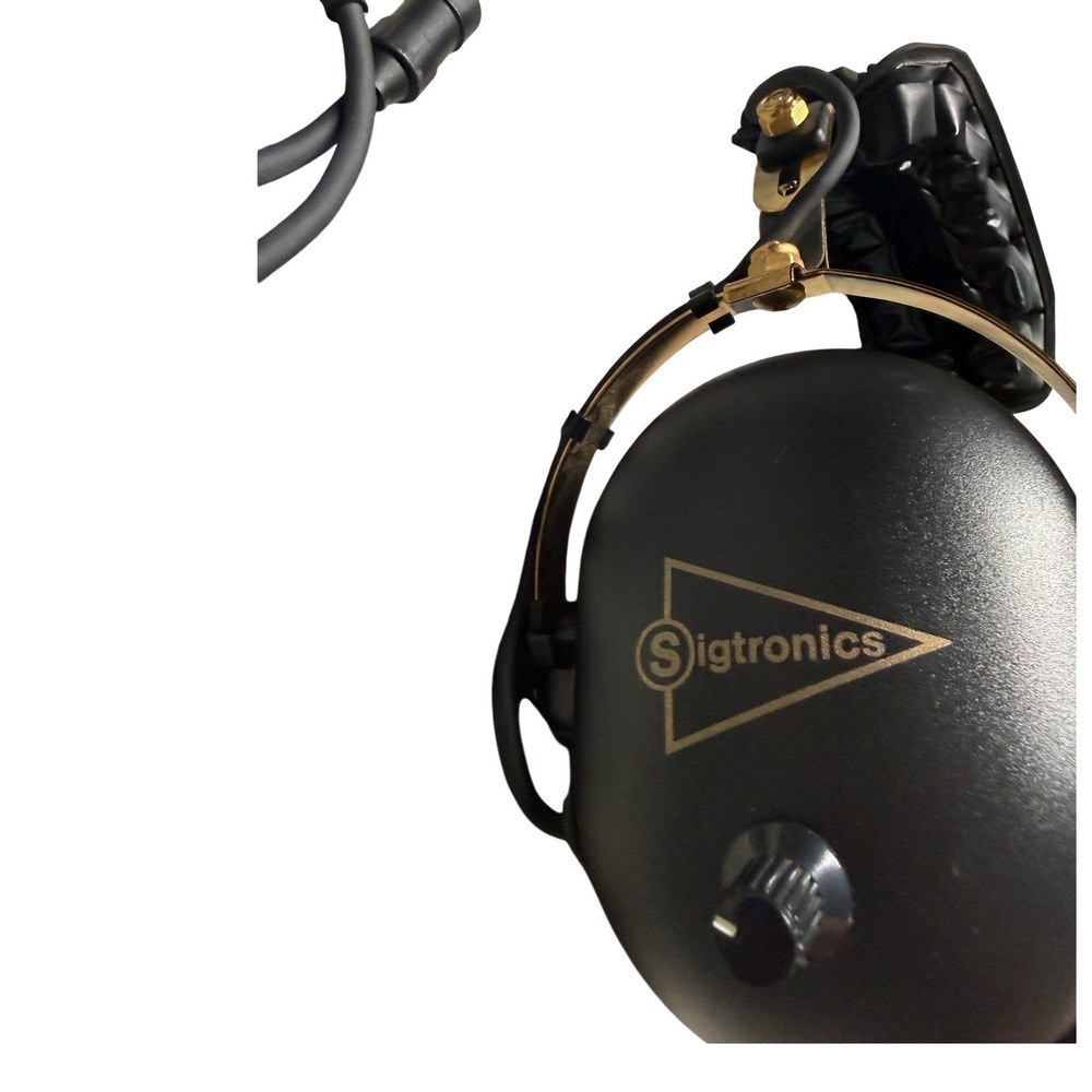 Sigtronics S-68 Aviation Pilot Headset Dual GA‎ Plug PTT Boom Mic USA - Picture 6 of 15